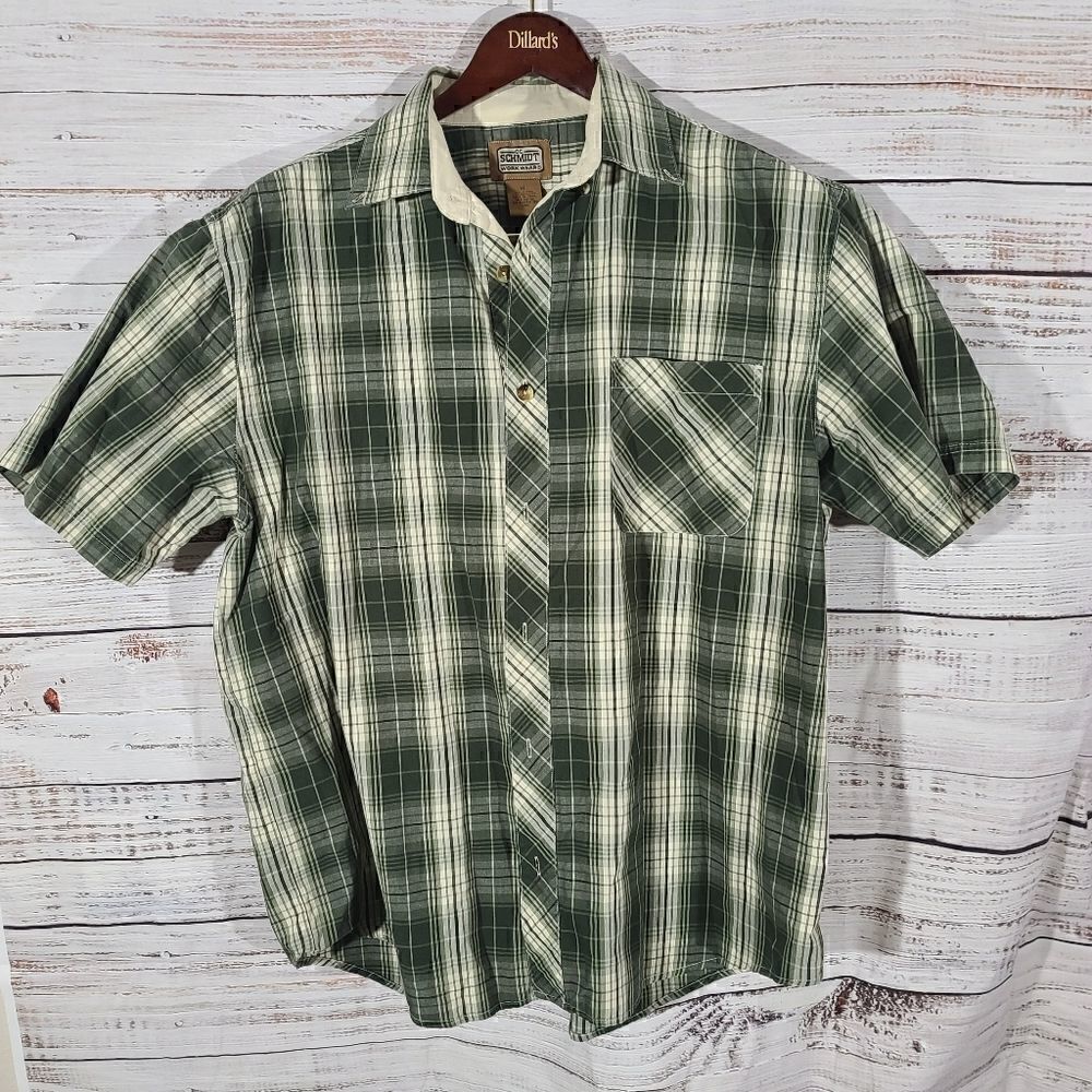 CE Schmidt Workwear Plaid Button Up shirt - XL